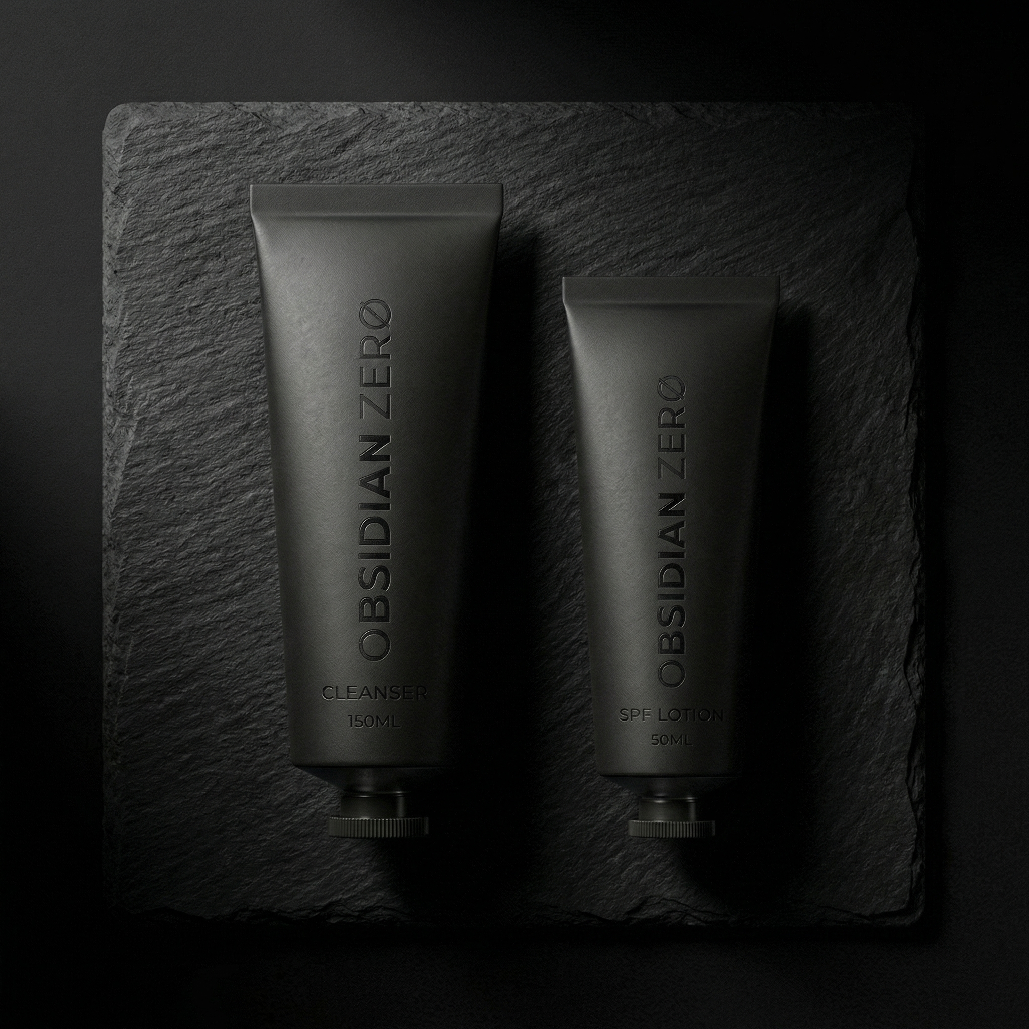 Obsidian Zero The Set - Daily Cleanser and SPF Lotion